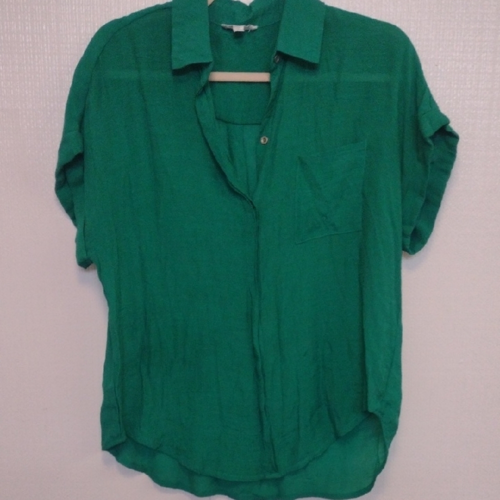 Women's Green Blouse